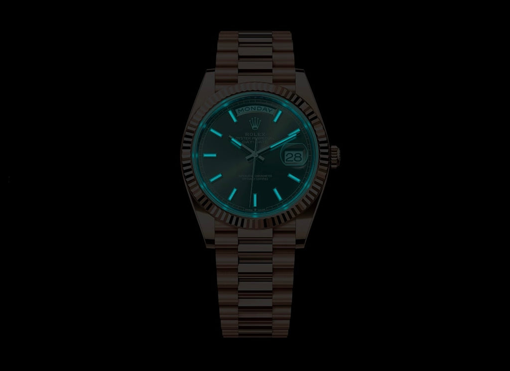 Day-Date 40

Oyster, 40 mm, Everose gold
Reference 228235