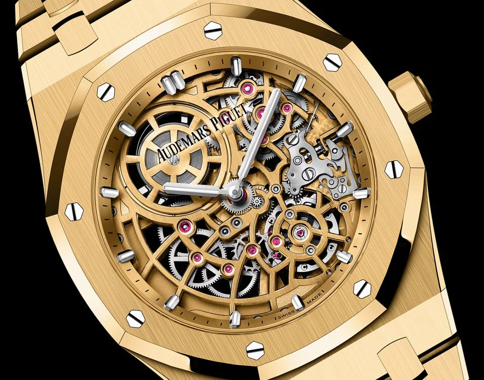 Audemars Piguet  
ROYAL OAK
“JUMBO” EXTRA-THIN OPENWORKED