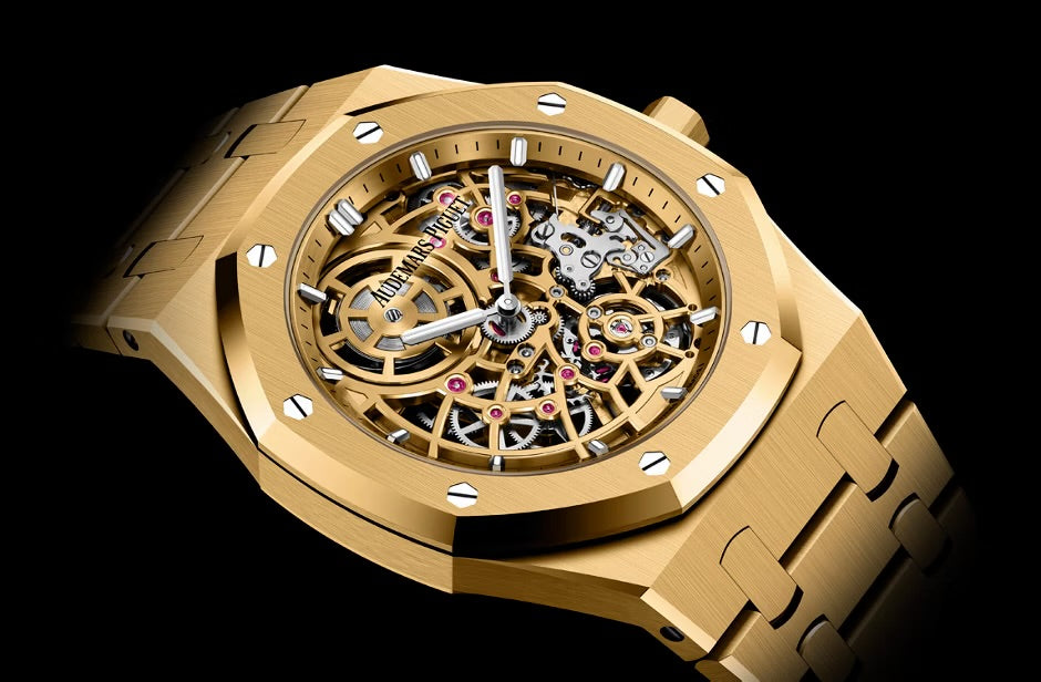 Audemars Piguet  
ROYAL OAK
“JUMBO” EXTRA-THIN OPENWORKED