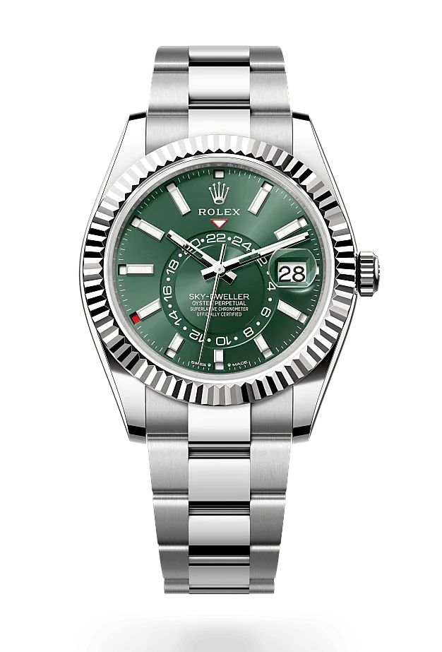 Rolex
Sky-Dweller
Oyster, 42 mm, Oystersteel and white gold
M336934-0001