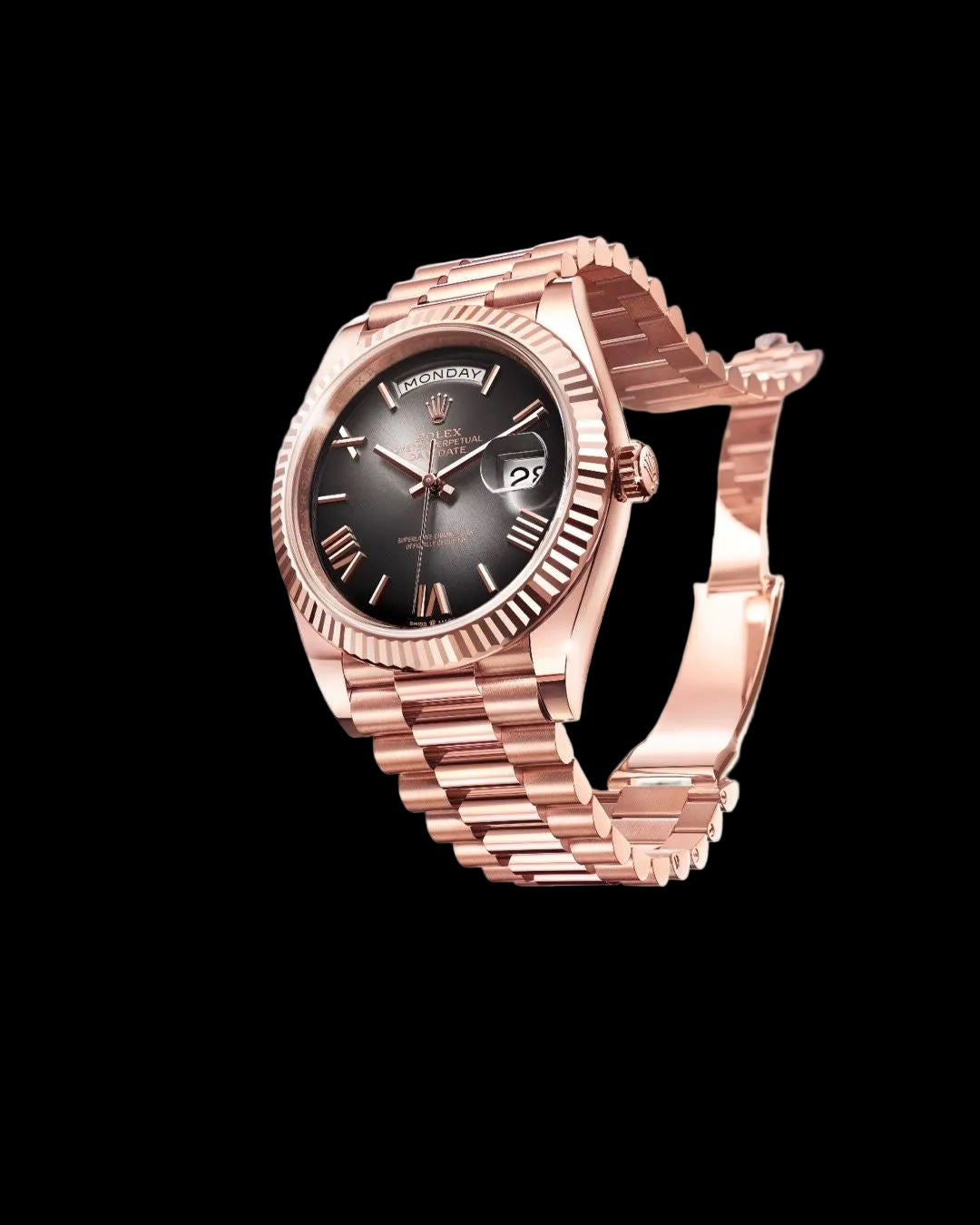 Day-Date 40

Oyster, 40 mm, Everose gold
Reference 228235