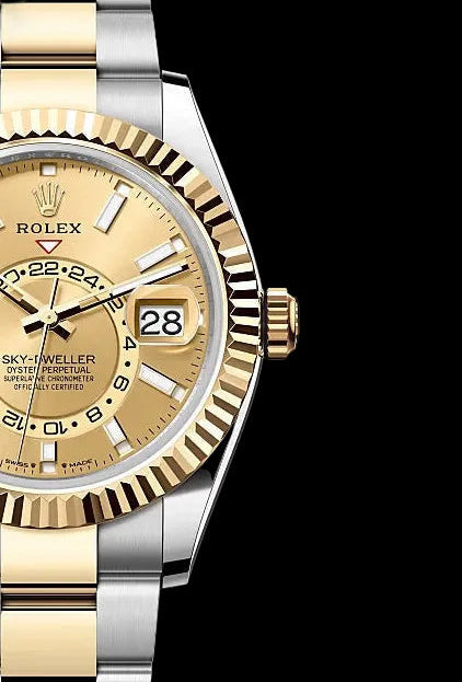 Rolex
Sky-Dweller
Oyster, 42 mm, Oystersteel and yellow gold
M336933-0001
