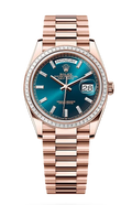 Rolex
Day-Date 36
Oyster, 36 mm, Everose gold and diamonds
M128395TBR-0032