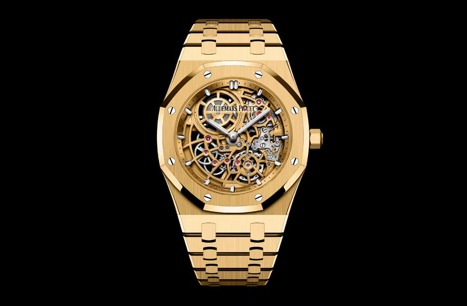 Audemars Piguet  
ROYAL OAK
“JUMBO” EXTRA-THIN OPENWORKED