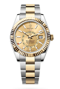 Rolex
Sky-Dweller
Oyster, 42 mm, Oystersteel and yellow gold
M336933-0001